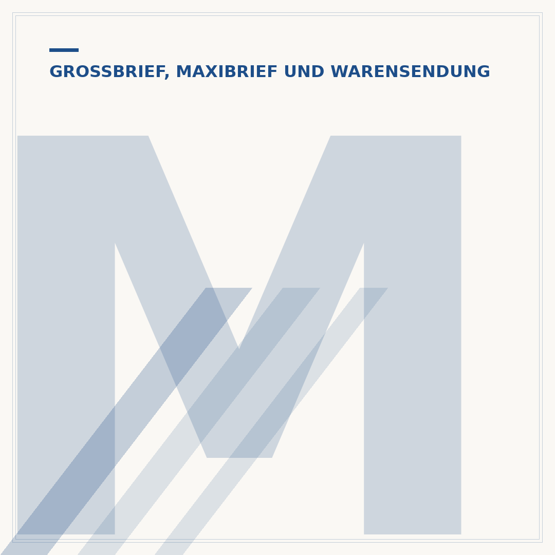 Maxibrief-Versand