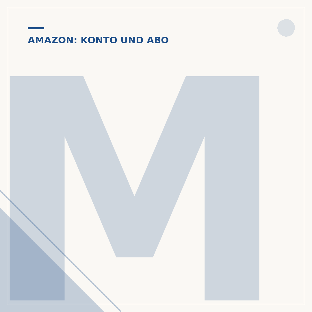 Mein Amazon Konto: Bestellungen einsehen und verwalten