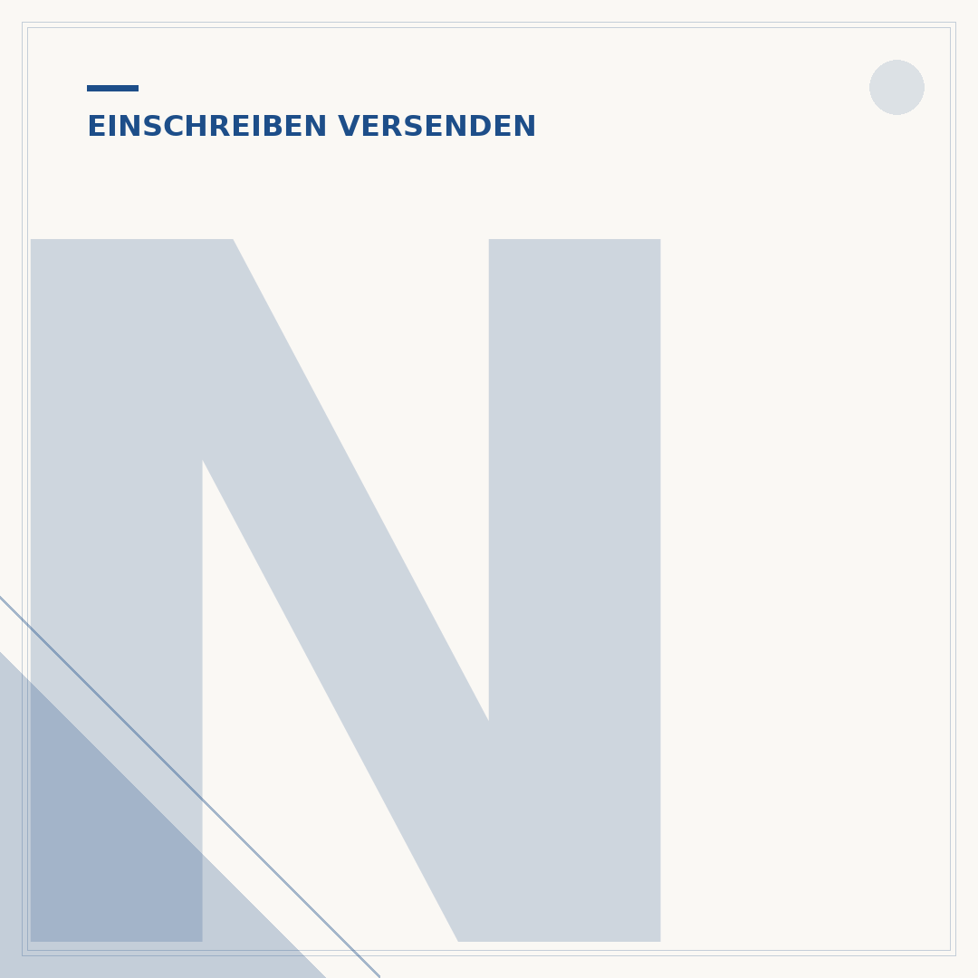 Nachforschungsantrag einschreiben: So gehen Sie vor