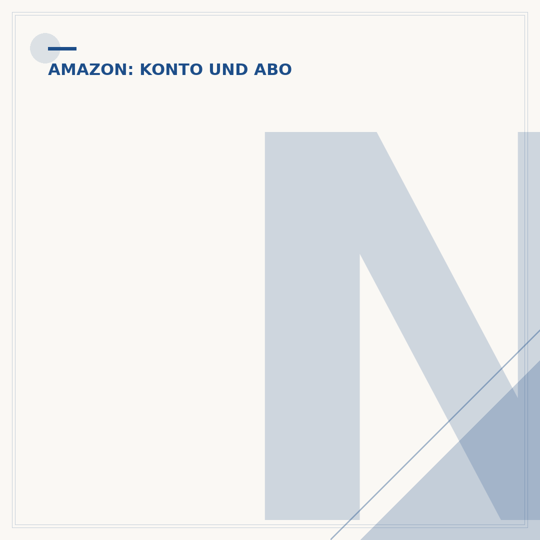 Neues Konto bei Amazon einrichten