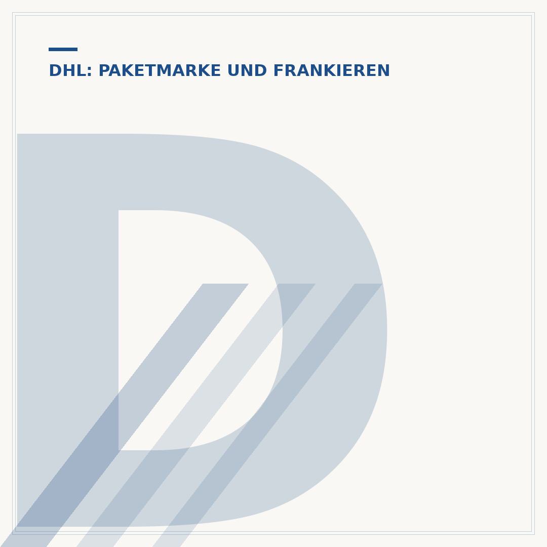 DHL Pakete online frankieren