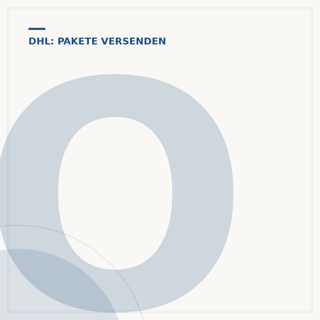 Online-Versand mit DHL