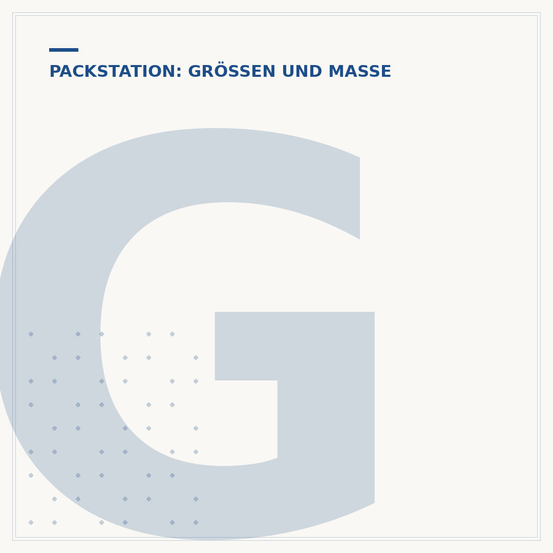 Größe der Fächer an Packstationen