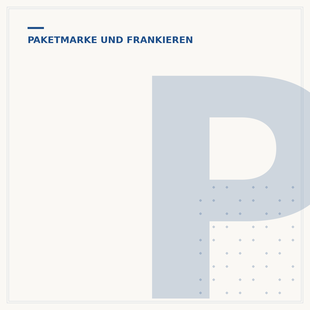 Paketmarke Post: Was Sie zum Erstellen wissen