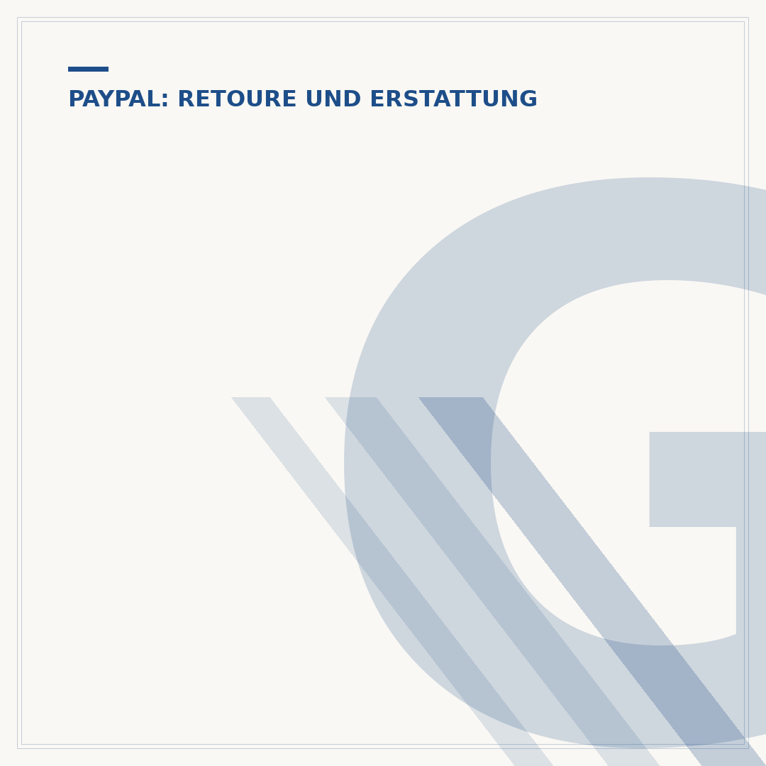 Geld zurück bei PayPal Freunde und Familie