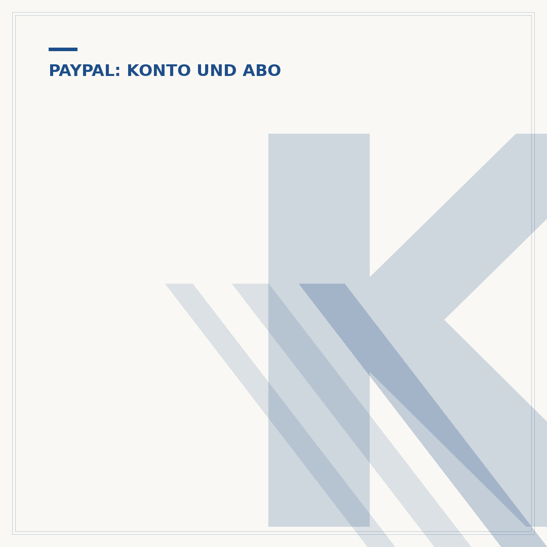 Kündigung des PayPal-Kontos