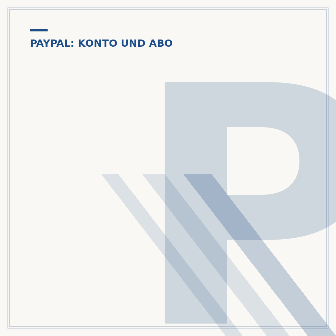 PayPal-Konto löschen lassen