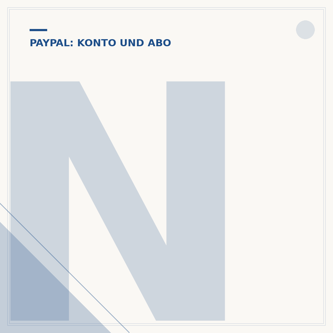 Neues PayPal Konto erstellen