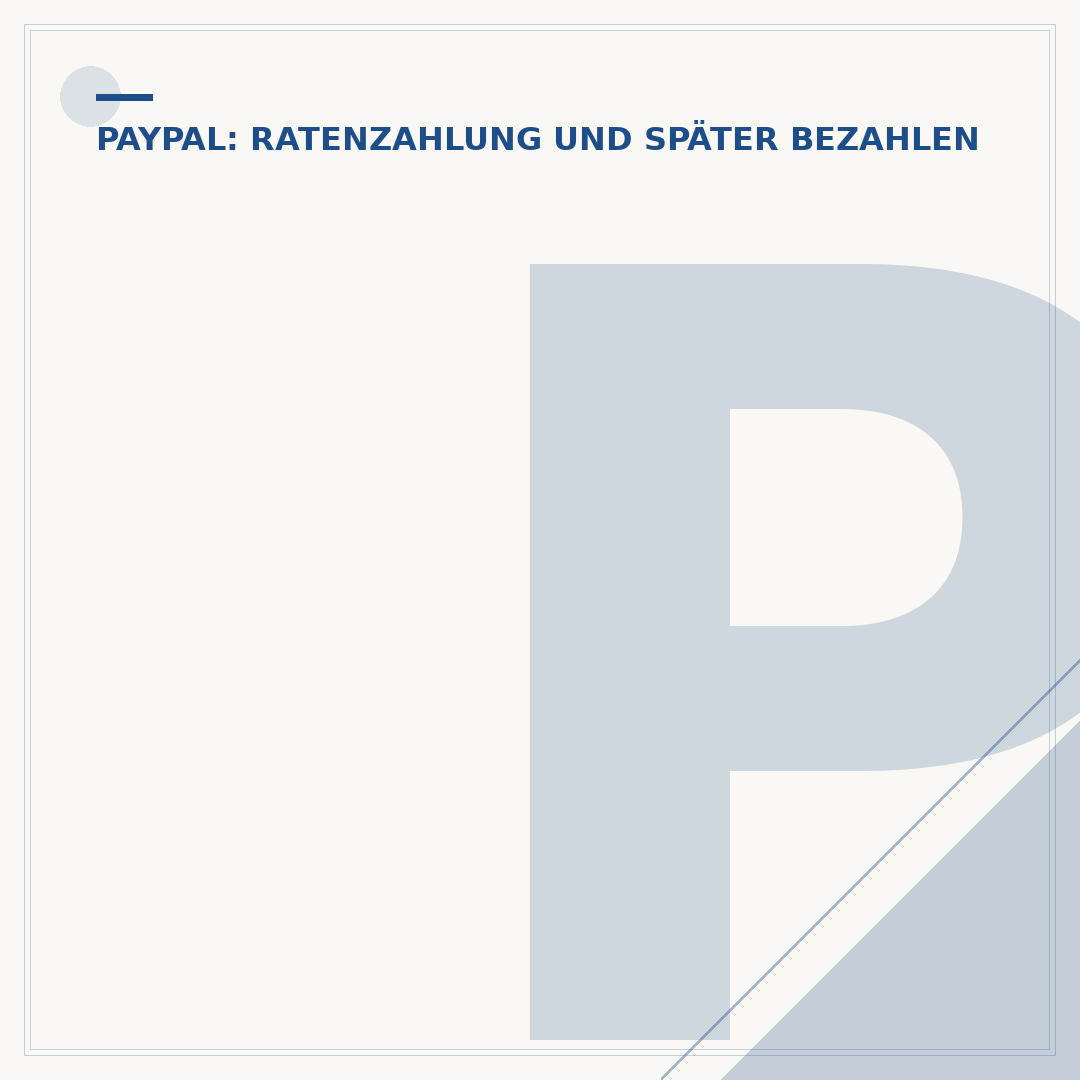 PayPal später bezahlen: Ratenkauf & Zahlungsziele erklärt
