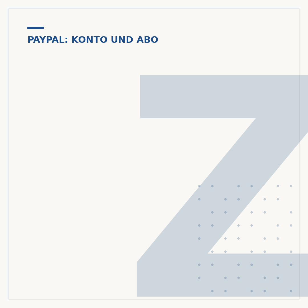 Zweites PayPal-Konto