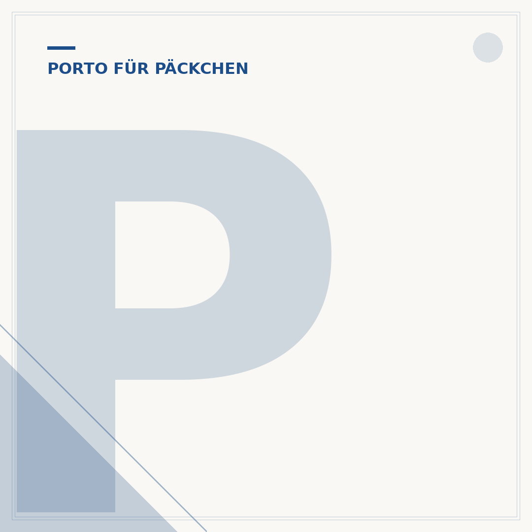 Porto für Päckchen: Kosten, Tarife und Versandoptionen