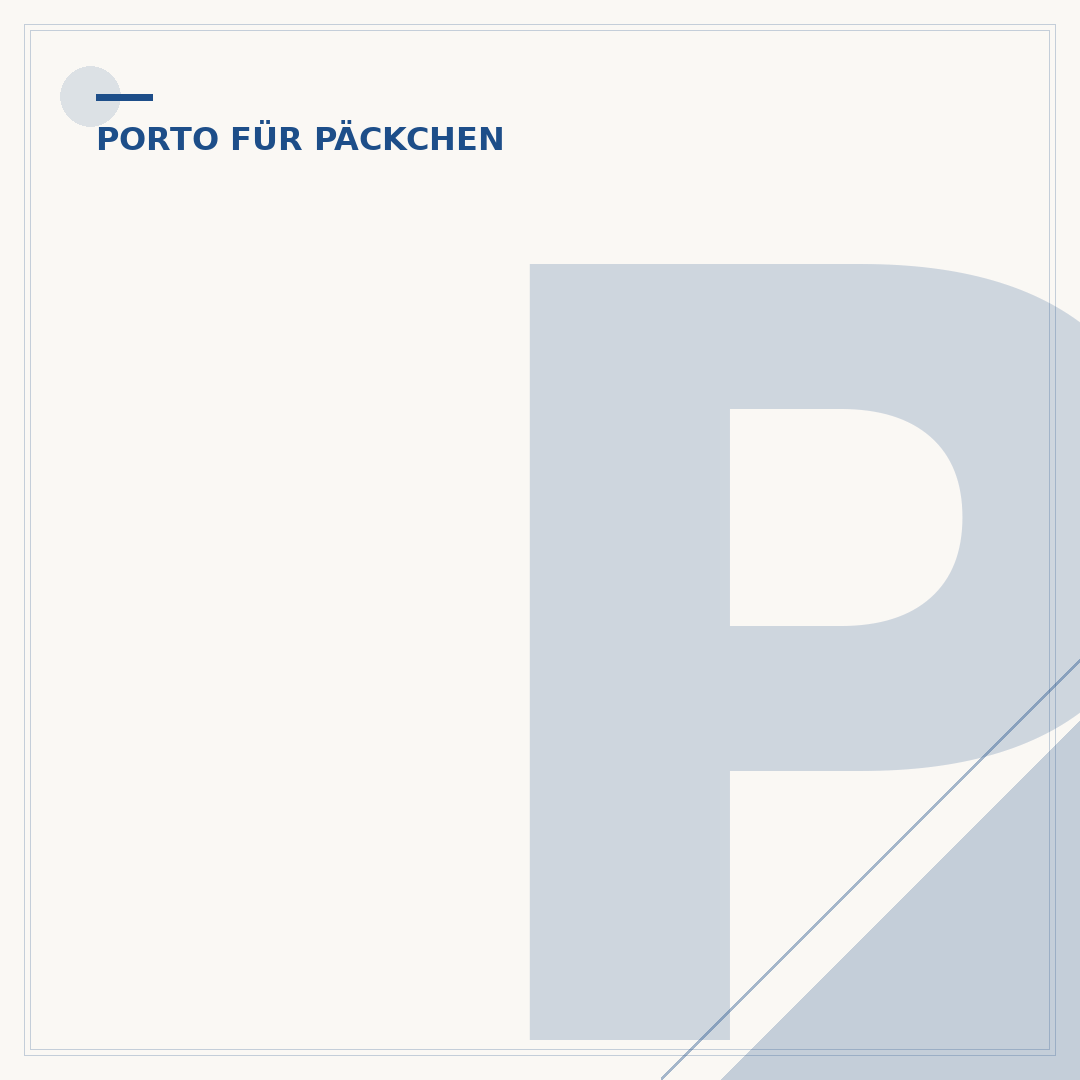 Post Versandkosten für Päckchen: Kosten und Optionen