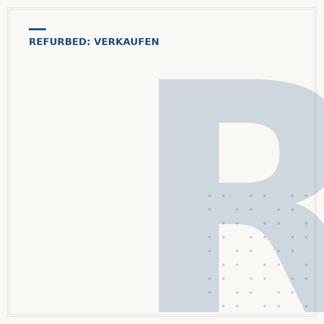 Refurbed Handy verkaufen