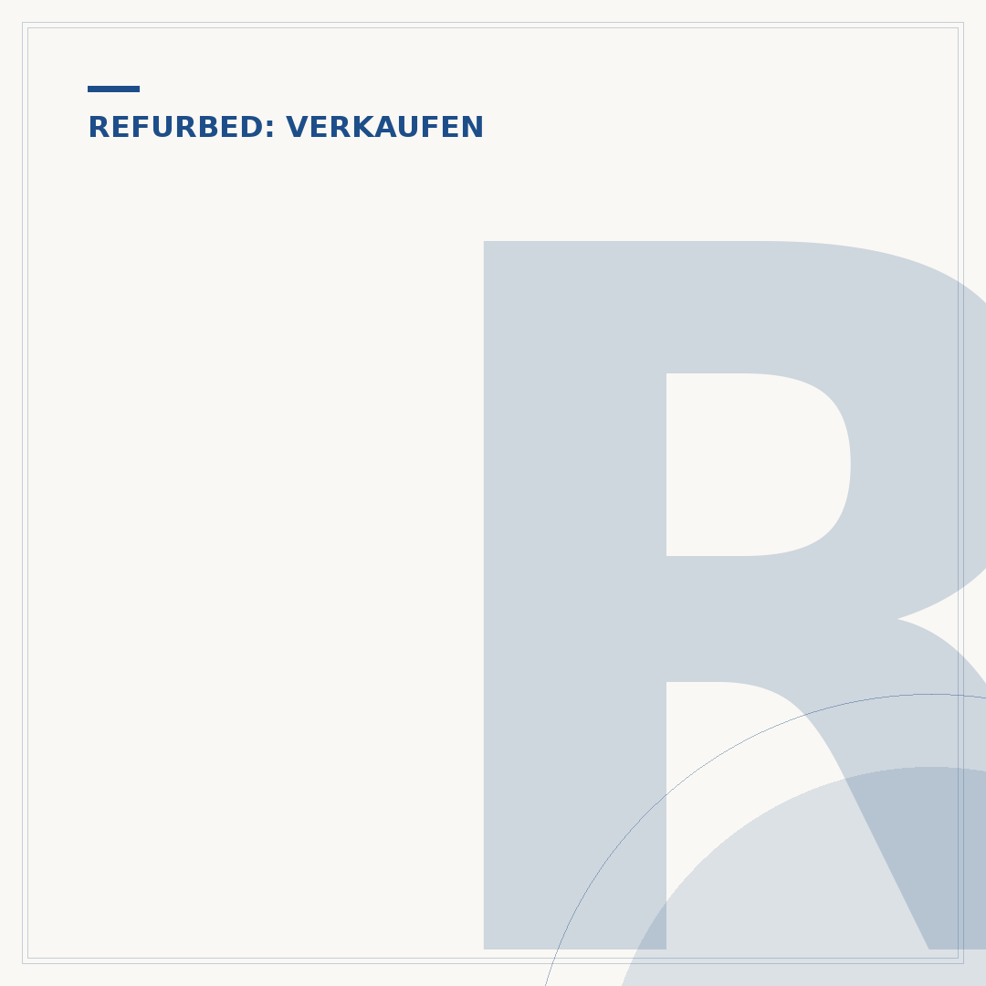 Refurbed iPad verkaufen