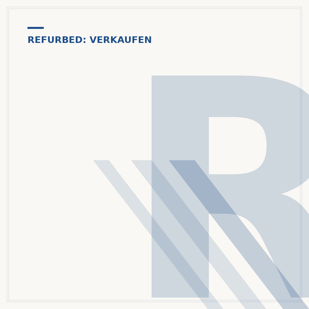 Refurbed iPhone verkaufen