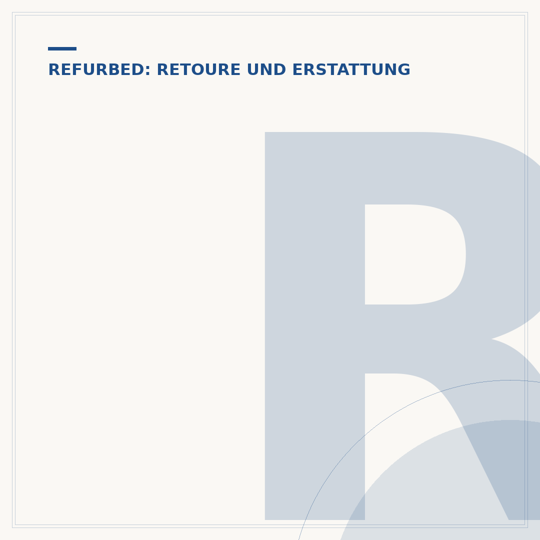 Refurbed Retoure: So senden Sie Artikel zurück