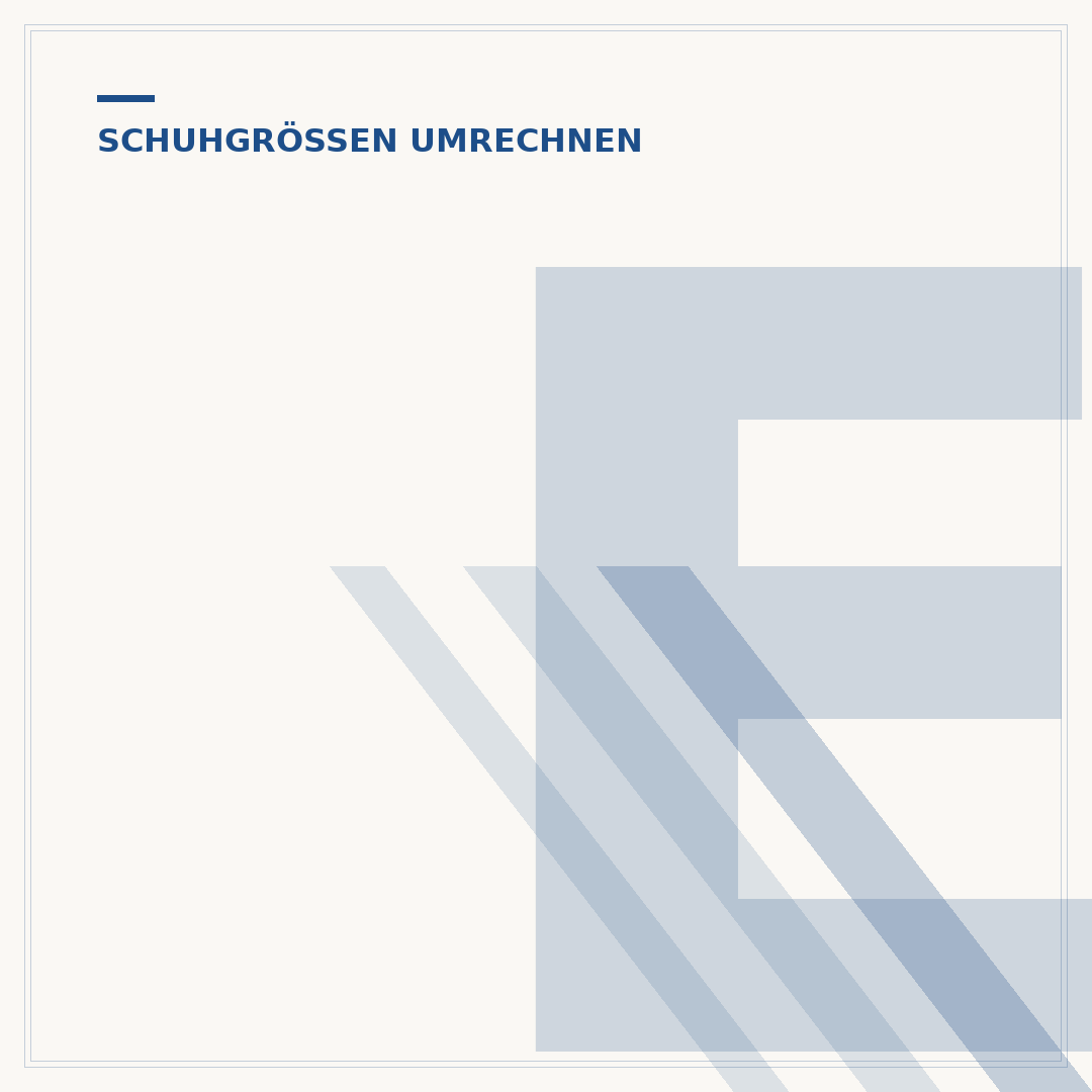 Ermittlung der Schuhgröße