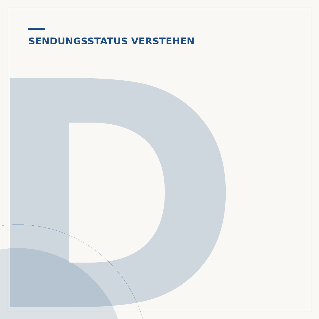 Die Sendung wurde elektronisch angekündigt