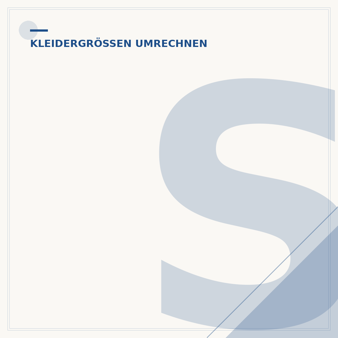 Socken-Größentabelle