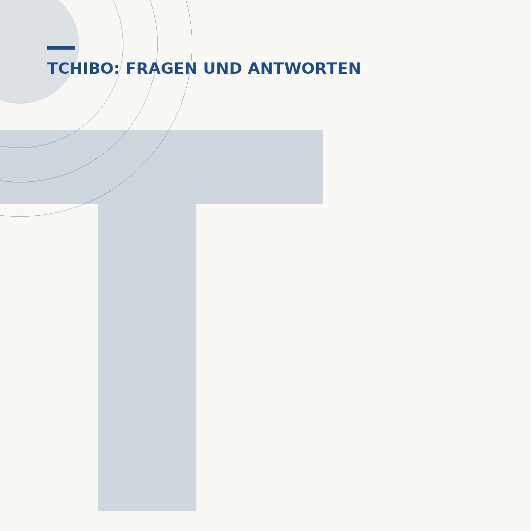 Tchibo Bestellung stornieren: So gehen Sie vor