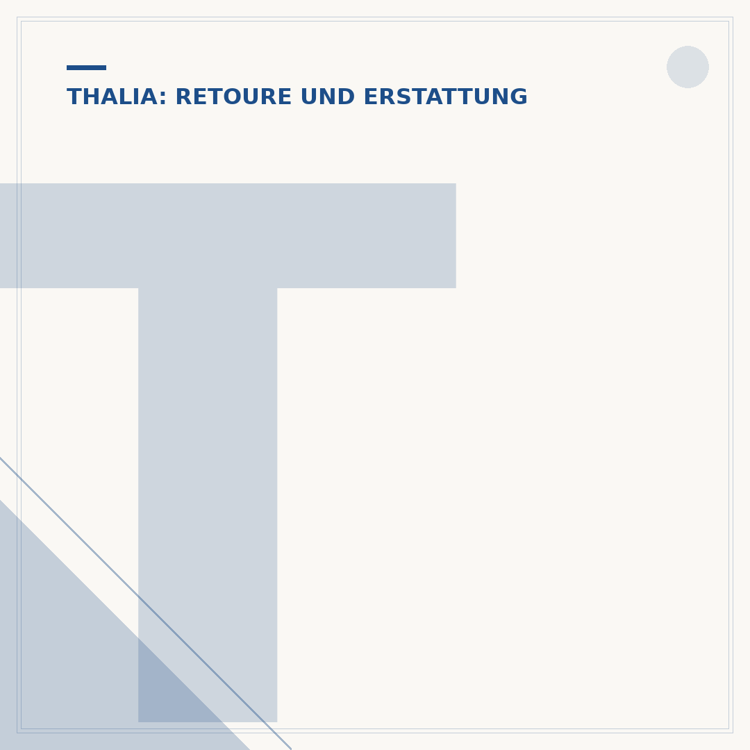 Thalia Retoure: So senden Sie Artikel zurück