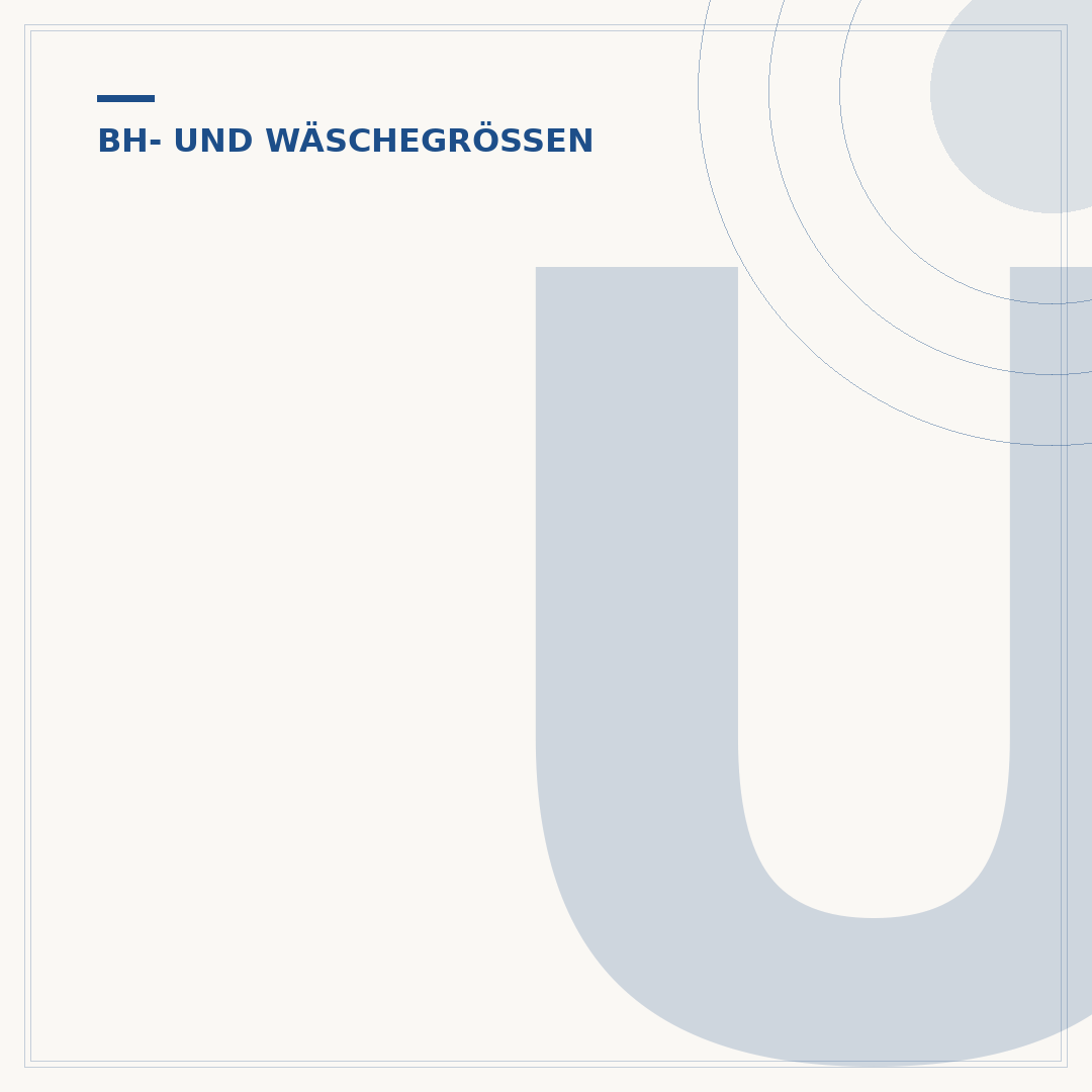 Unterwäsche Größentabelle Damen: Richtig messen & finden