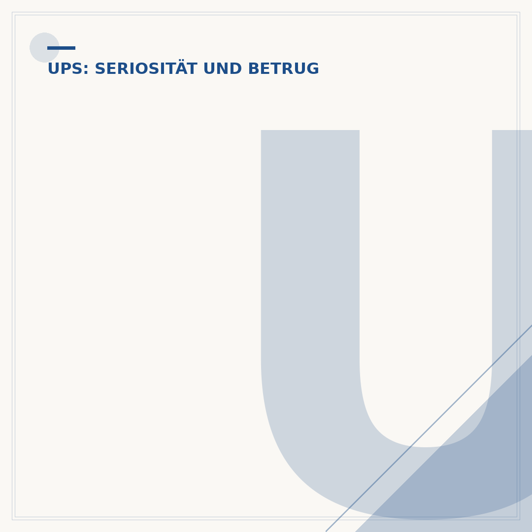 UPS Betrugsmasche per SMS erkennen und vermeiden