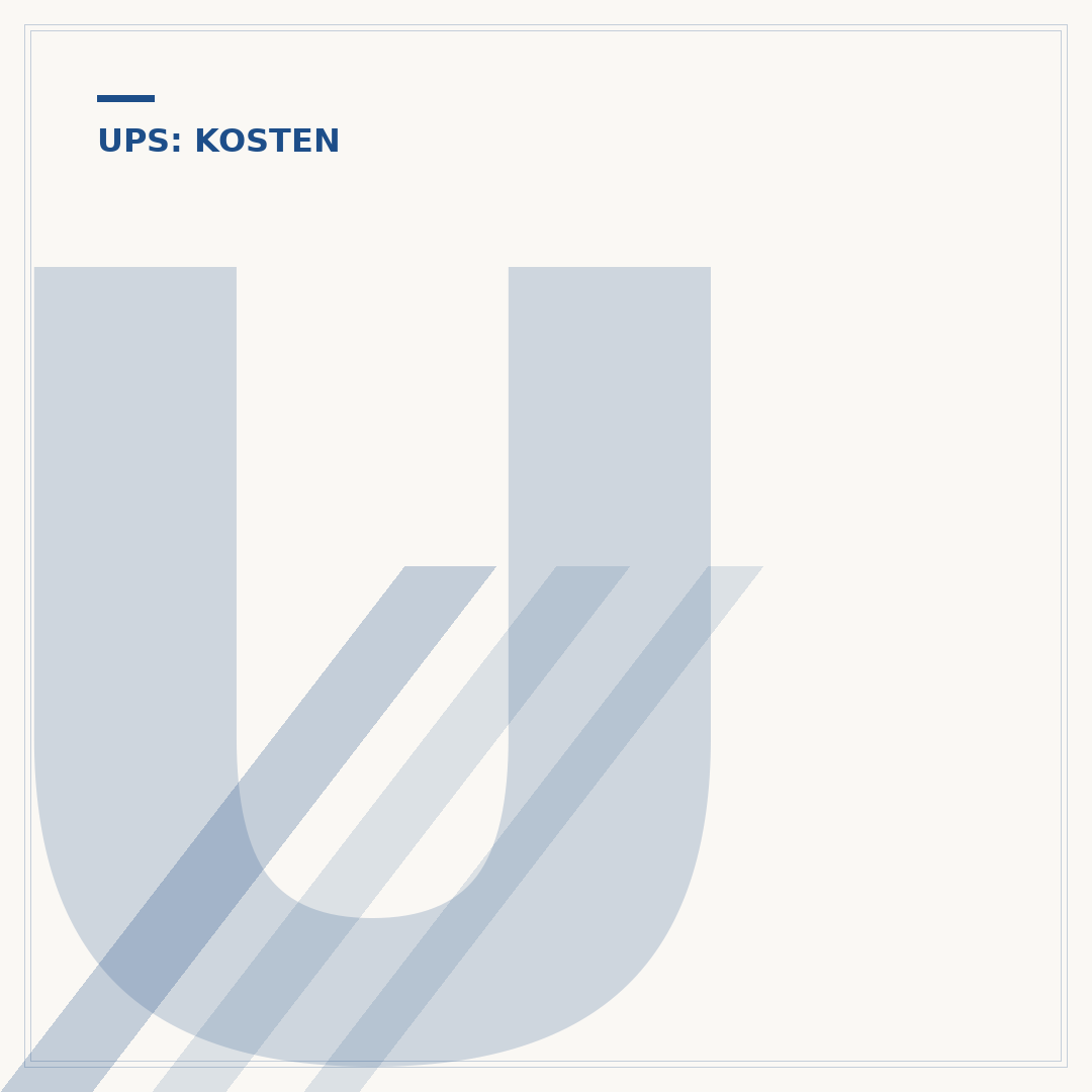 UPS Päckchen Preise: Kosten & Versandfaktoren verstehen