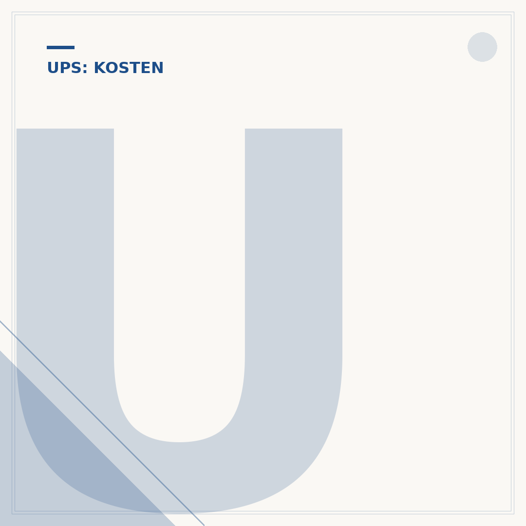 UPS Paket Preise: Kosten für Versand ermitteln