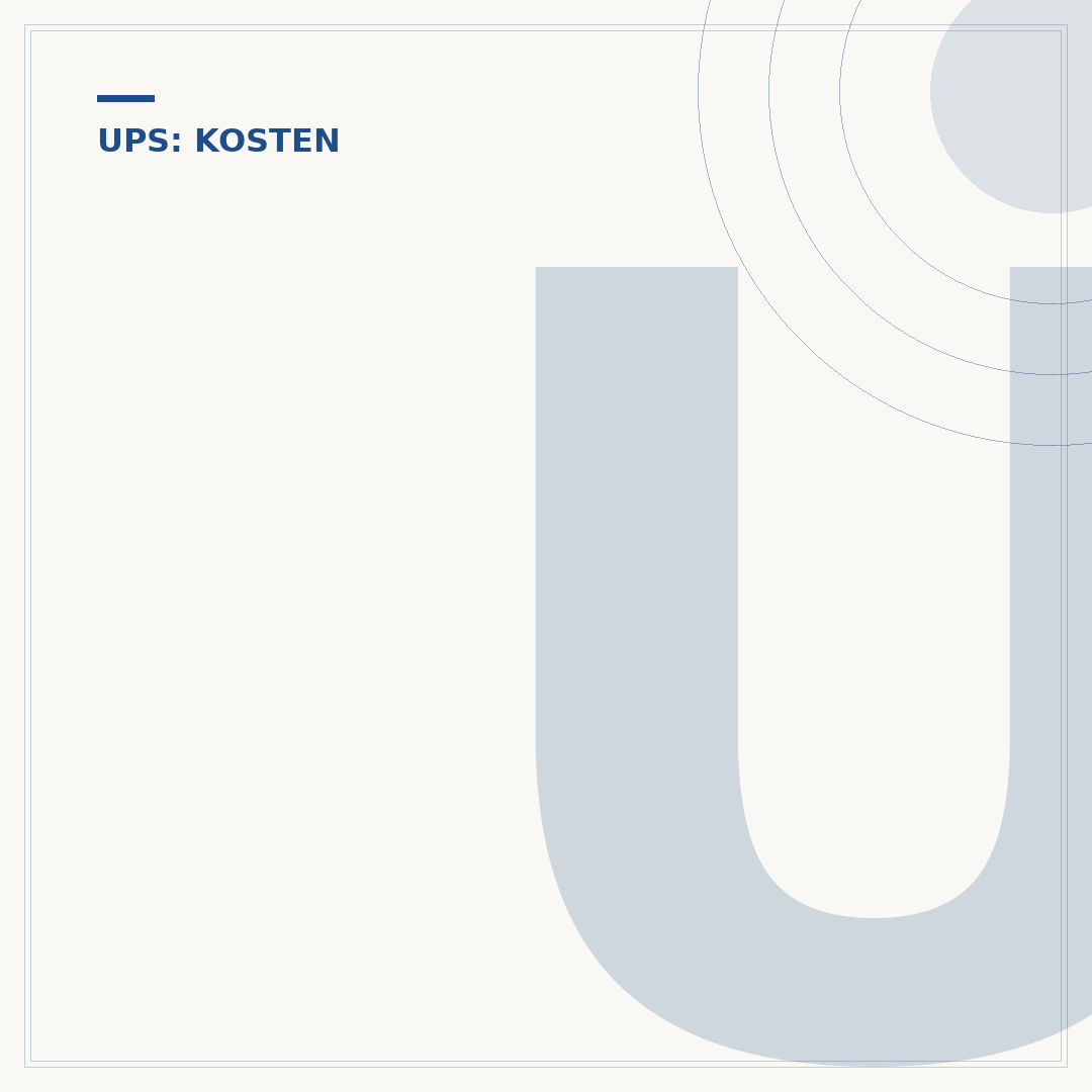 UPS Preisliste: Kosten für Pakete & Versand ermitteln