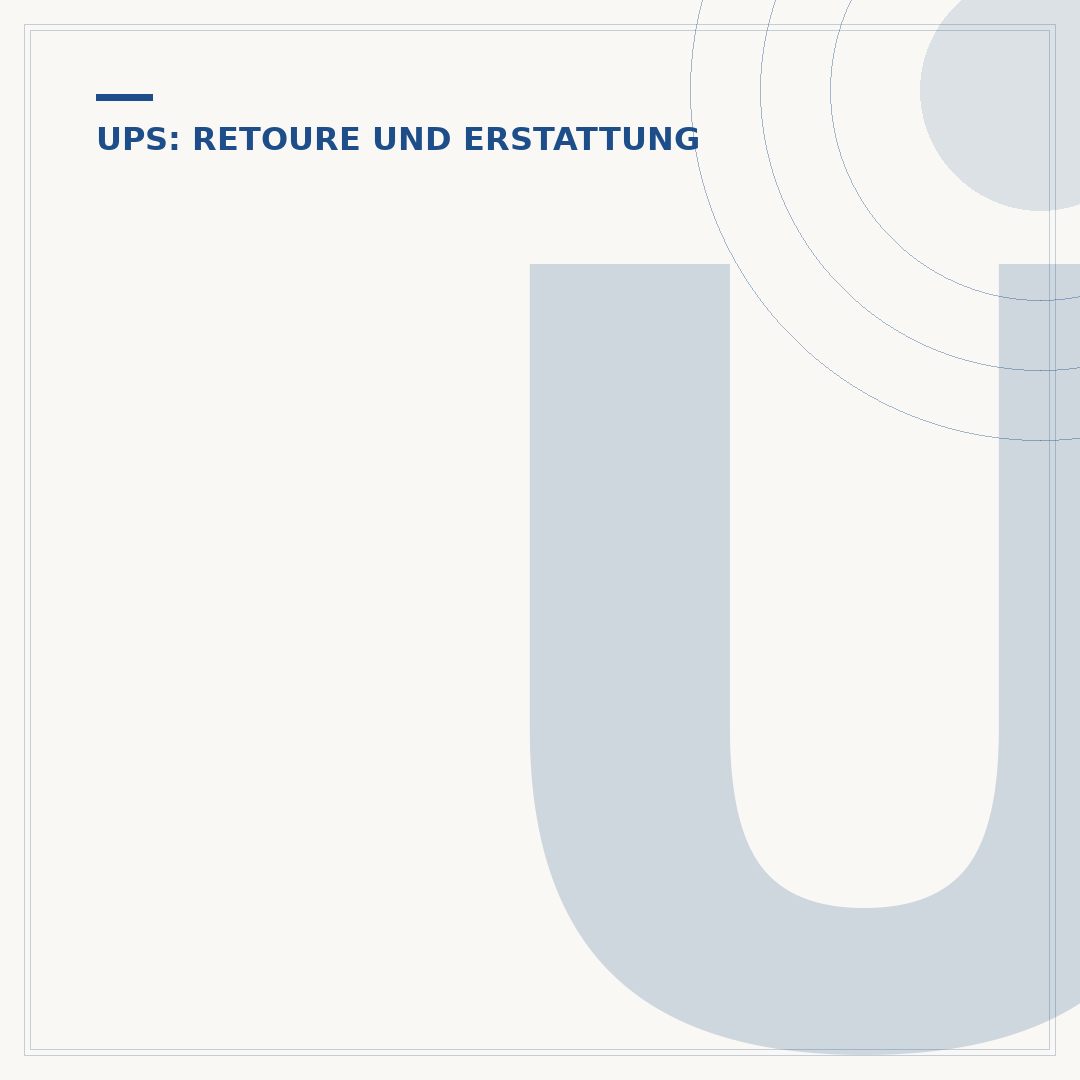UPS Retour Abholung