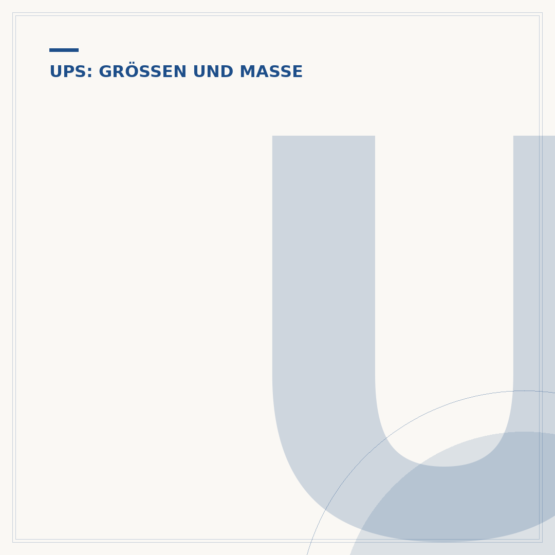 UPS Sperrgut versenden: Maße, Kosten & Regeln