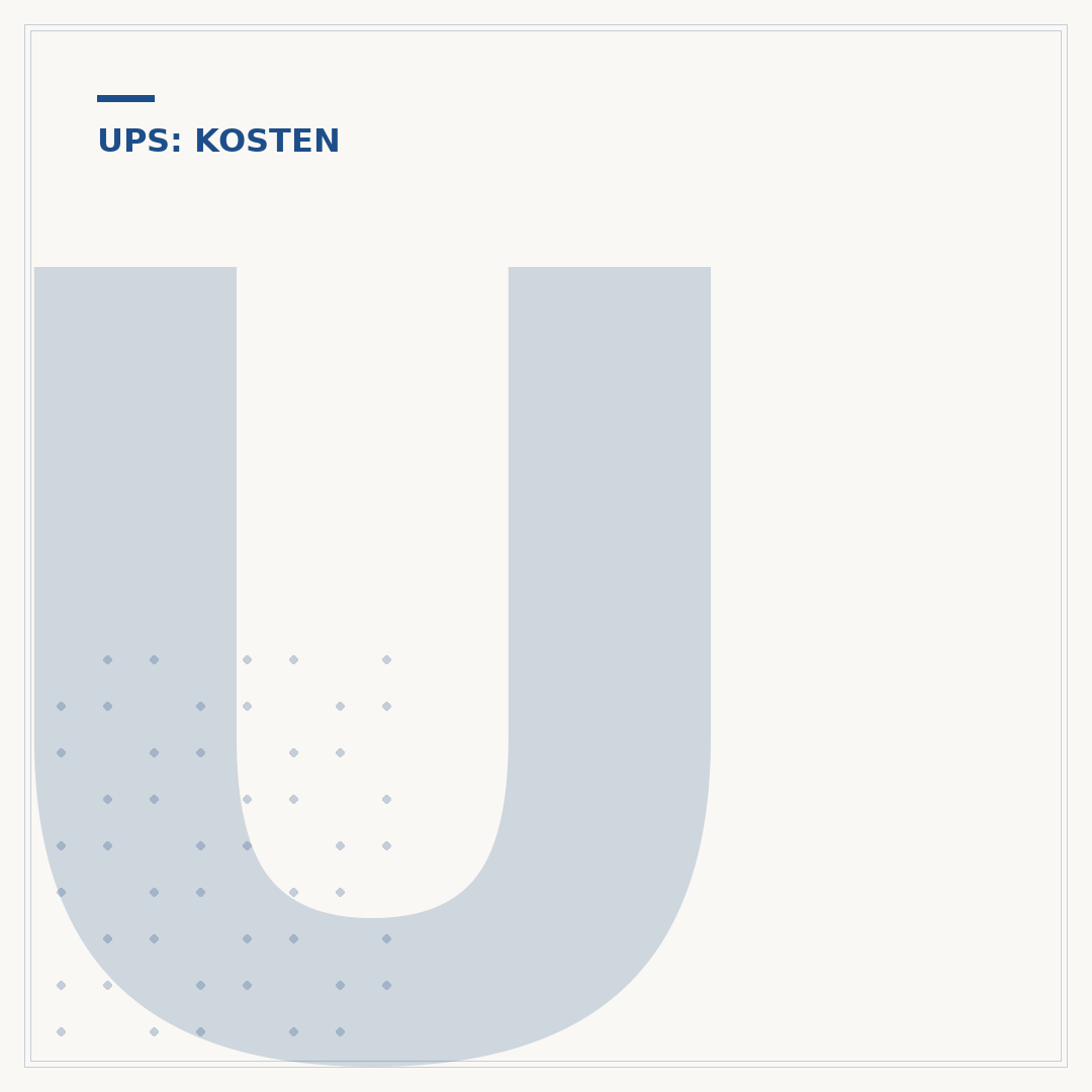 UPS Versandkosten International: Preise & Berechnung