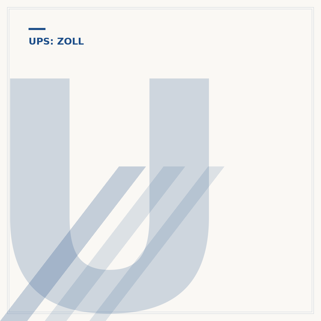 UPS Zollgebühren: Was Sie für den Versand wissen müssen