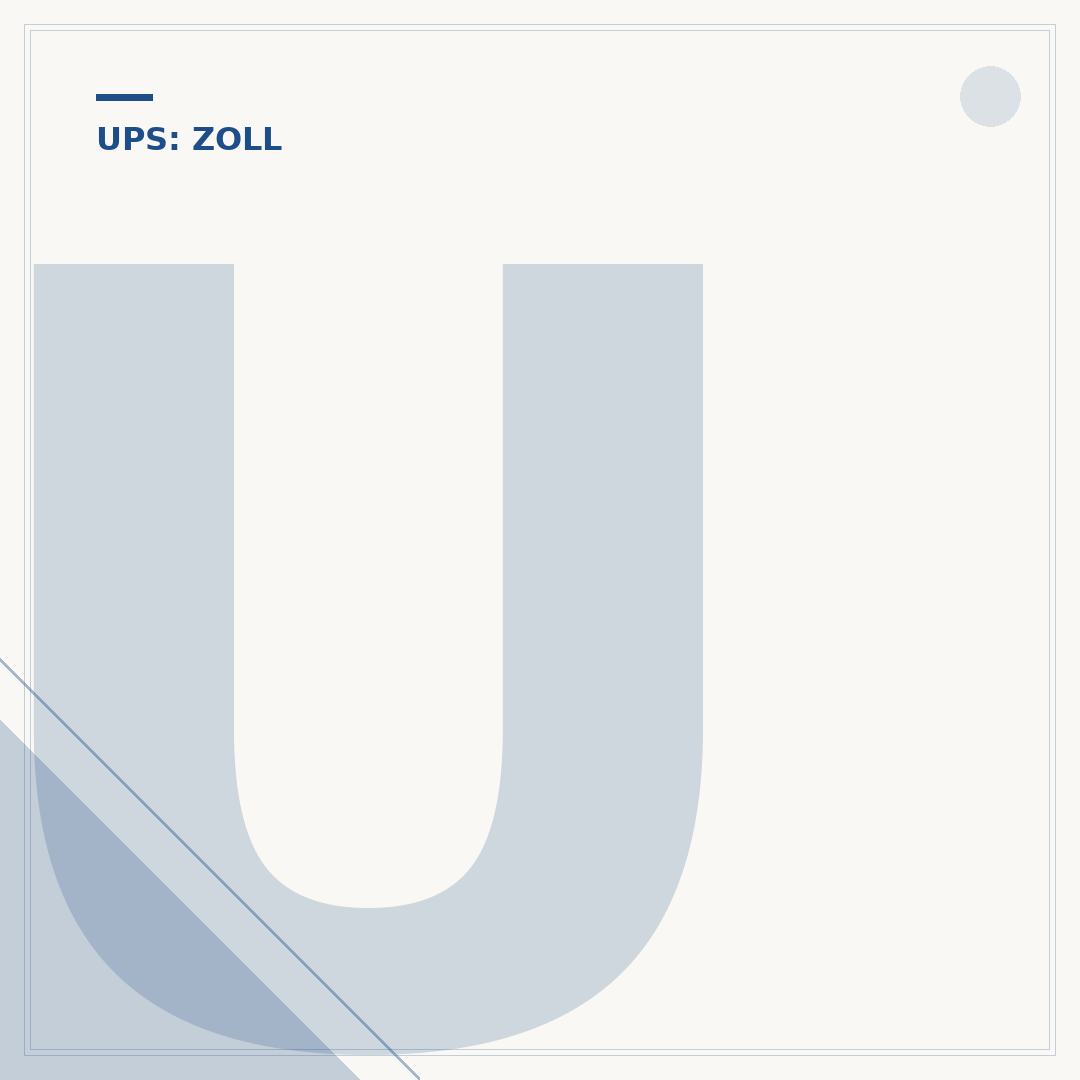 UPS Zollpapiere: So vermeiden Sie Verzögerungen