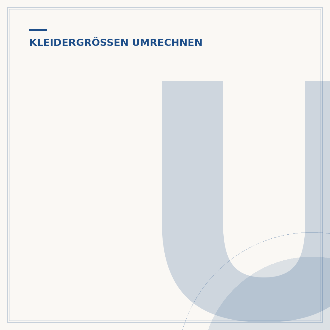 US Größen umrechnen: Damen, Herren, Kinder – Tabelle
