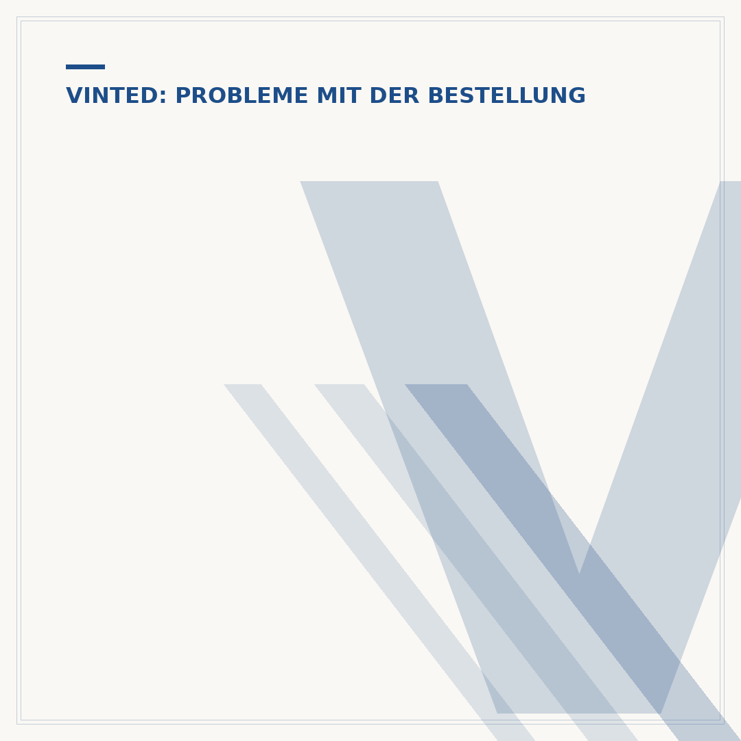 Vinted Bestellung stornieren: Wann geht das?