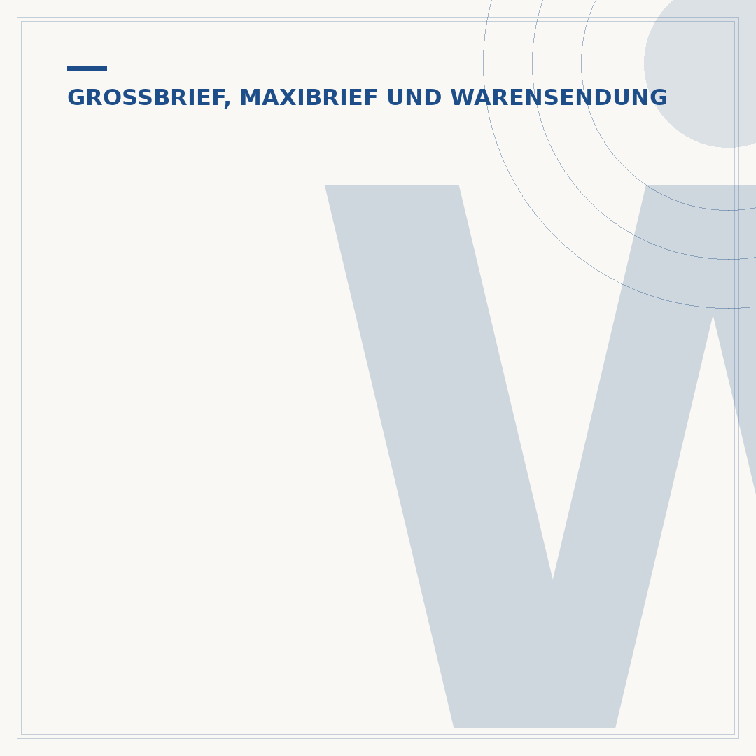 Wie eine Warensendung verpackt sein muss