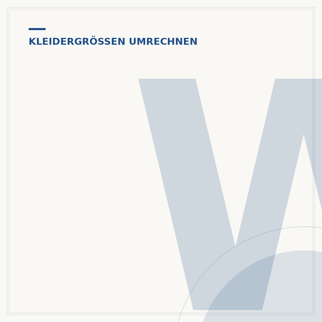 Was bedeutet Konfektionsgröße wirklich?