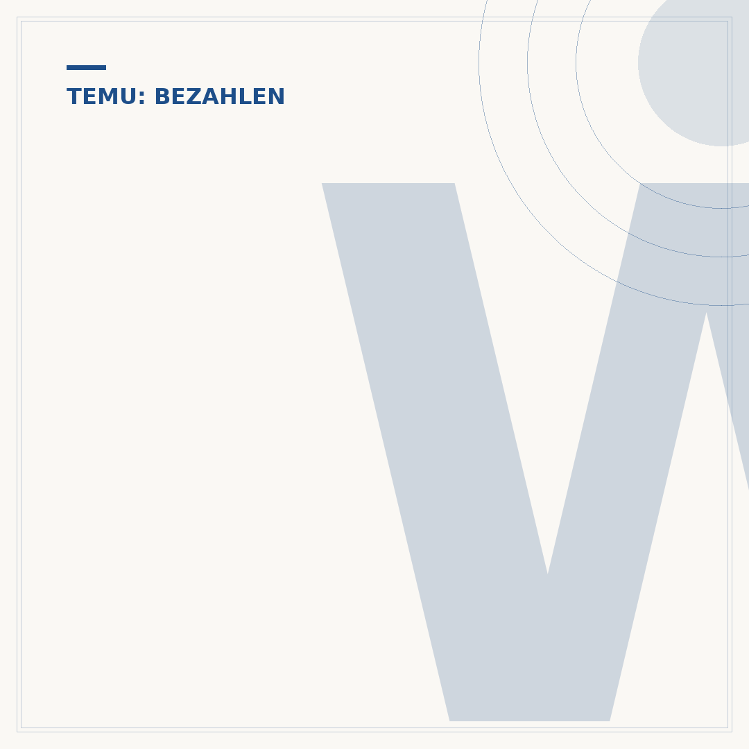 Wie bezahlt man bei Temu? Alle Zahlungsarten & Schritte