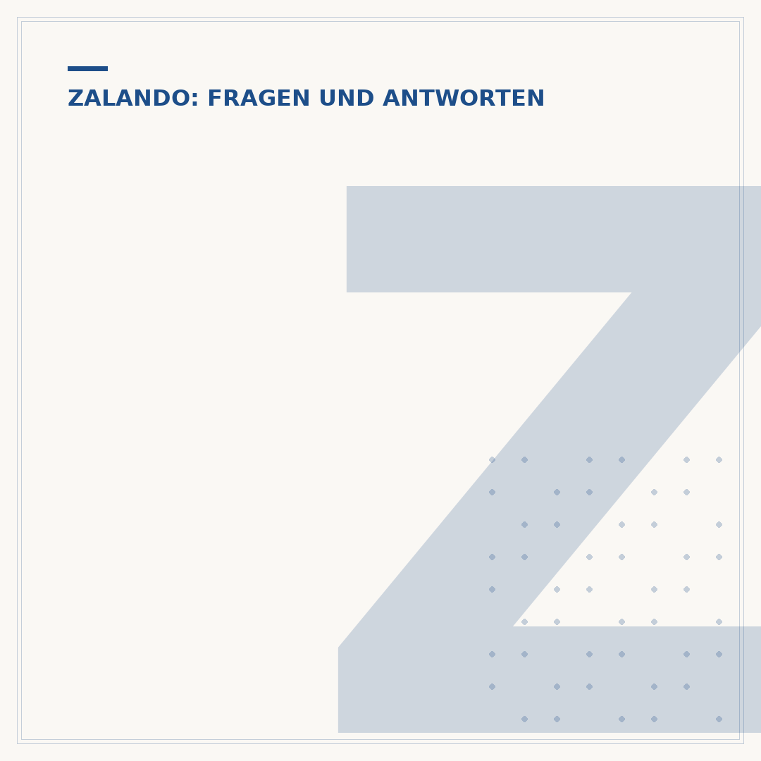 Zalando Größentabelle