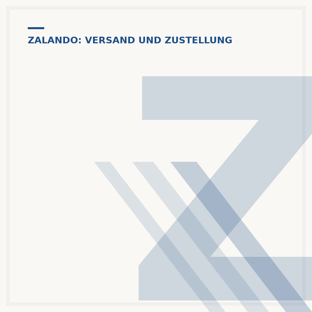 Zalando Lieferzeit: Dauer, Kosten und Optionen prüfen