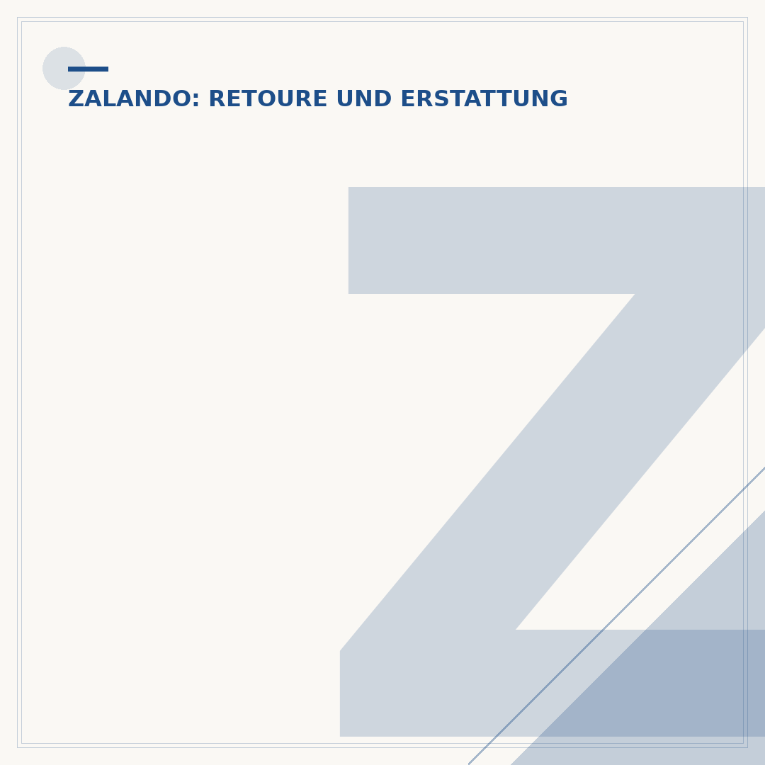 Zalando Retourenschein