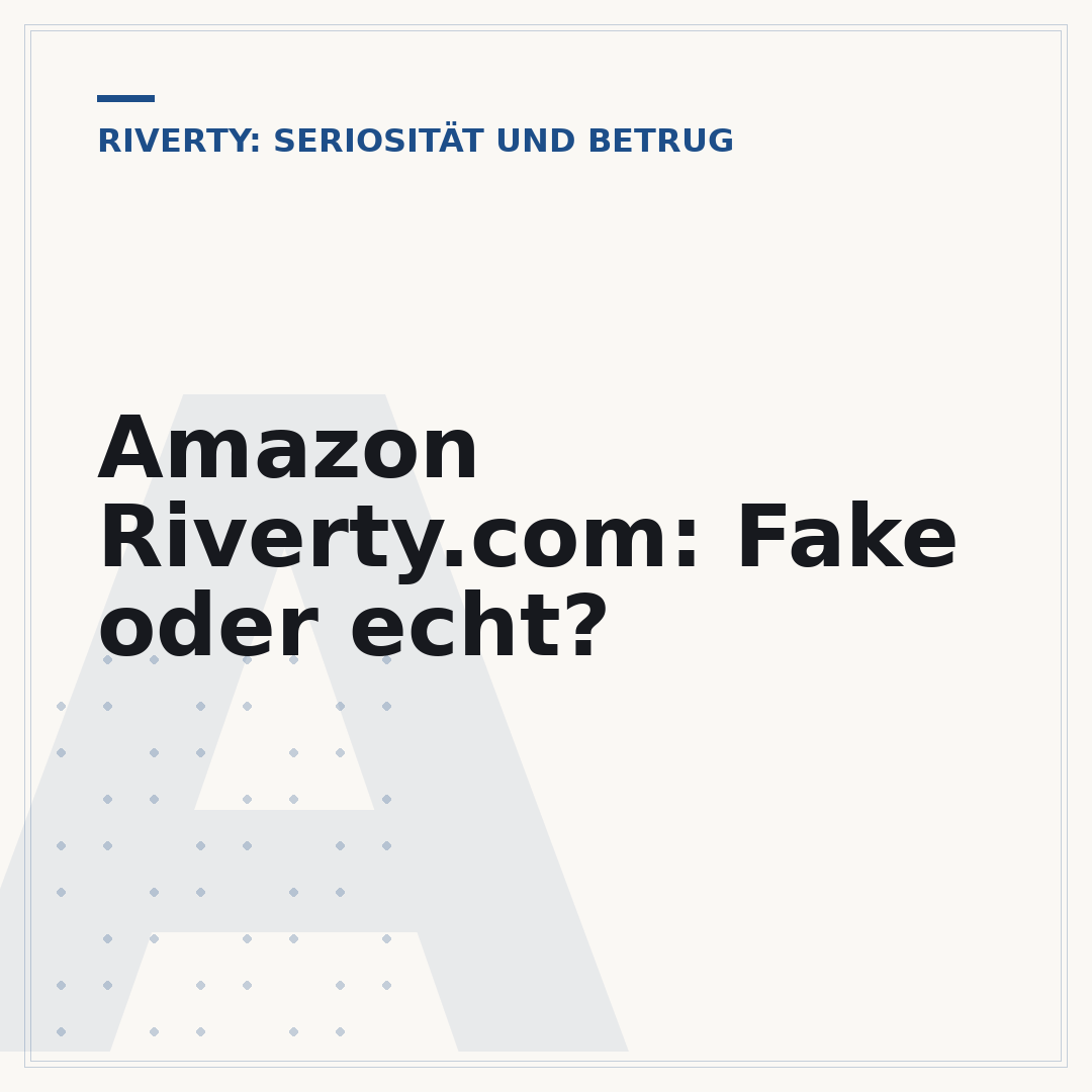Amazon Riverty.com: Fake oder echt?