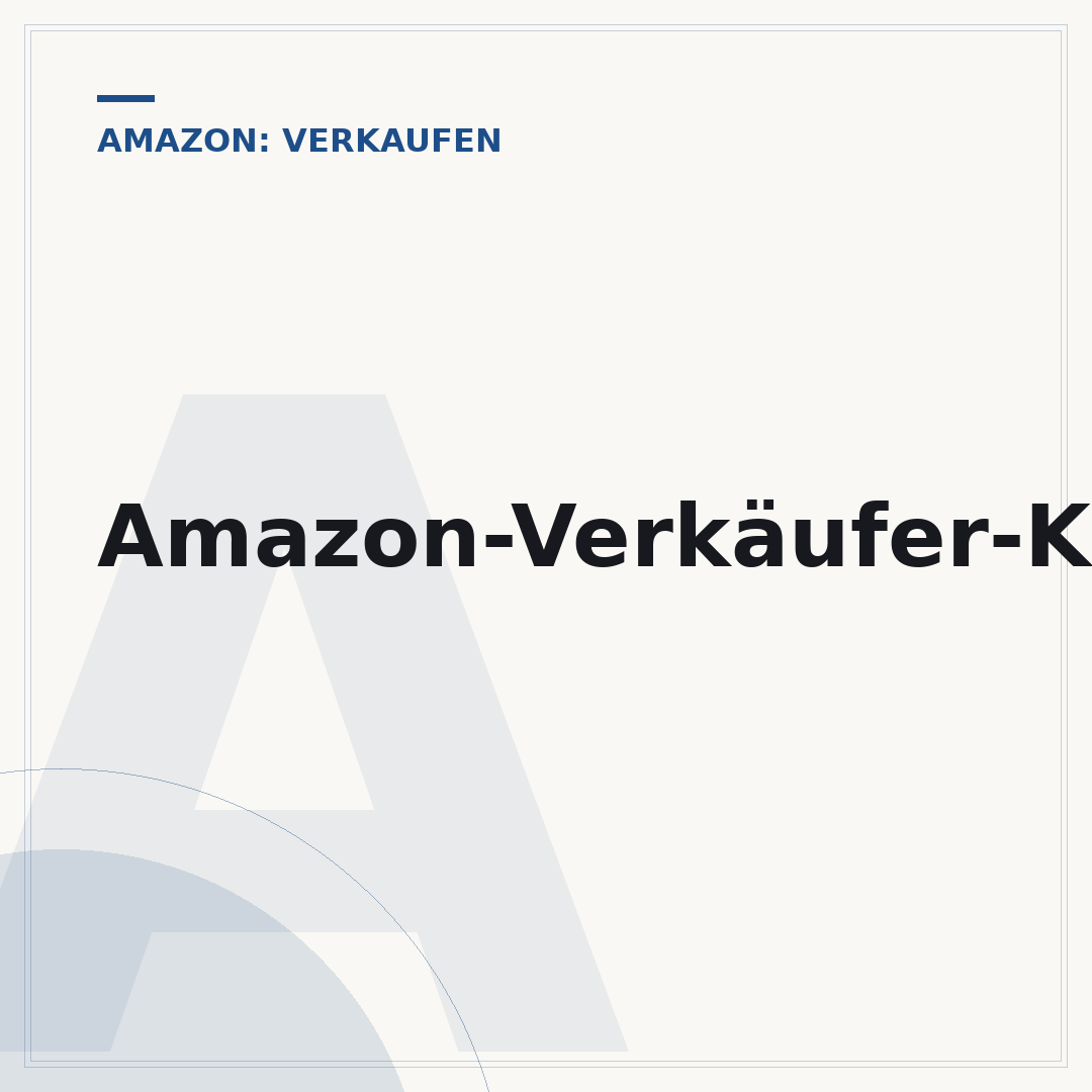Amazon-Verkäufer-Konto