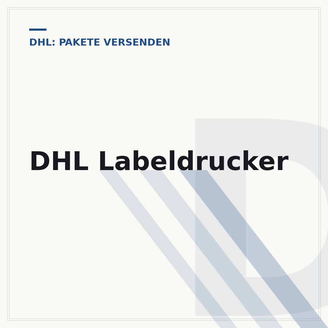 DHL Labeldrucker