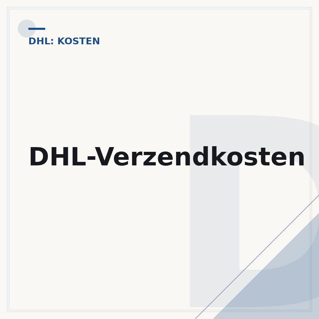 DHL-Verzendkosten