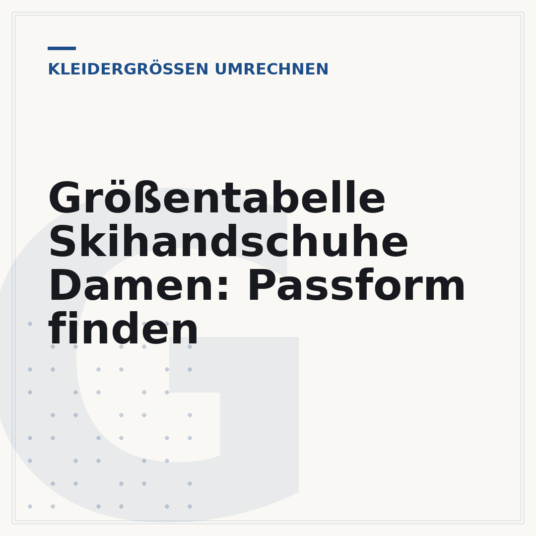 Größentabelle Skihandschuhe Damen: Passform finden
