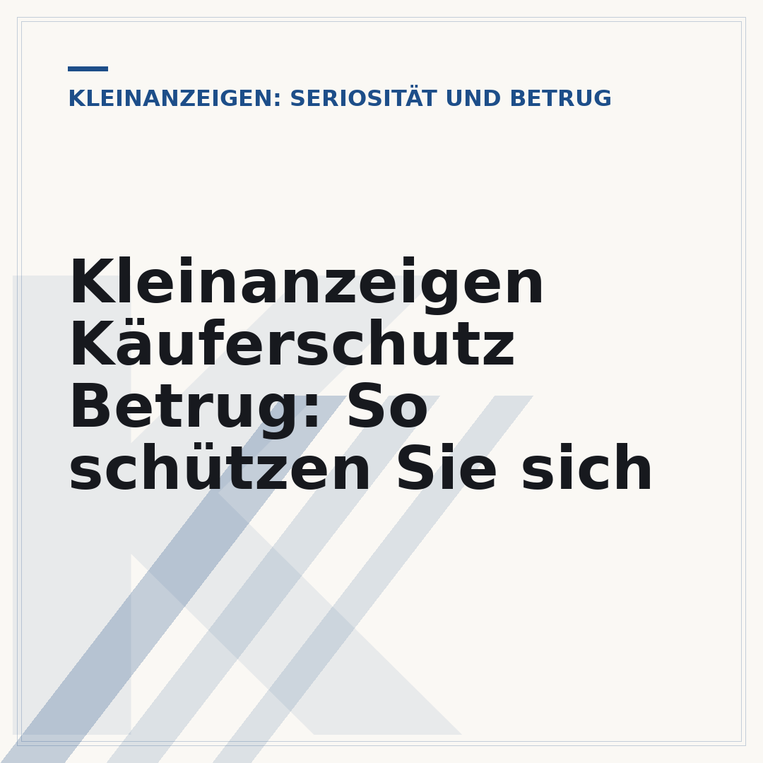 Kleinanzeigen Käuferschutz Betrug: So schützen Sie sich