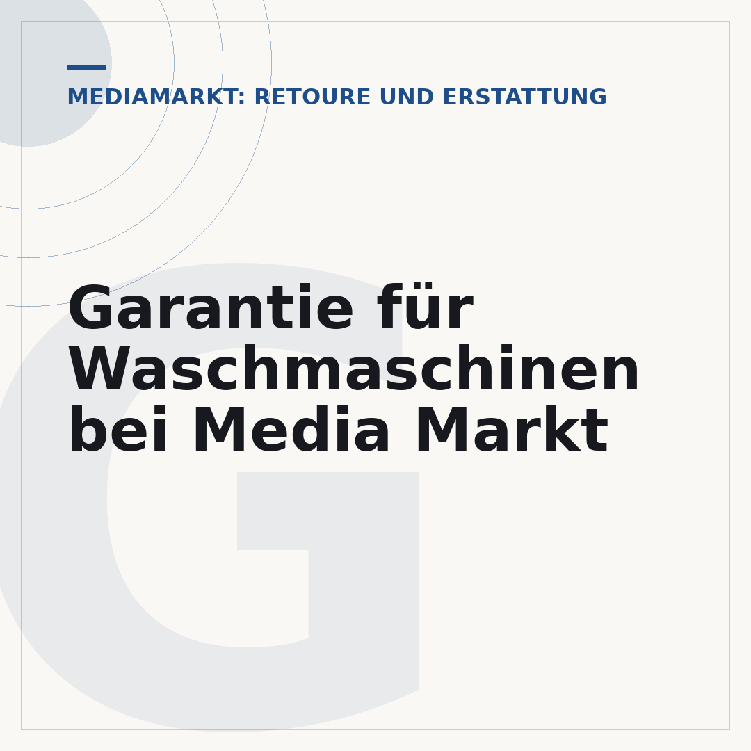 Garantie für Waschmaschinen bei Media Markt